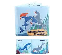 delr Livres ondulés - Livre jouet en tissu doux à contraste élevé | Livre à volants pour activités pour enfants en tissu pour enfants