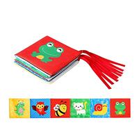 delr Livres sensoriels pour enfants, jouets sensoriels en noir et blanc pour enfants, livre interactif pour le développement initial, cadeaux en peluche pour poussette pour garçons et filles