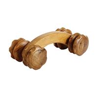 delr Lot de 10 rouleaux de massage en bois pour jambes, rouleau à bille de massage portable avec boules à 4 roues | outil de massage anti-douleur pour dos, cou, pieds, mollets, jambes, bras
