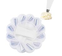 delr Lot de 12 embouts de glaçage pour gâteaux, 2 coupleurs, outils de cuisson pour décoration de gâteaux et cupcakes