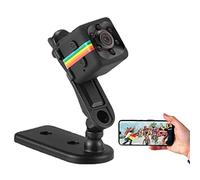 delr Mini caméra portable SQ11 avec étagère réglable, la petite caméra de transmission prend en charge la fonction d'insertion d'une carte photo aérienne pour les voyages en plein air