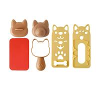 delr Moules à Boulettes de Riz | Beau Motif de Chien Bricolage Sushi Cuisine Moule à Riz - Moules à Découpage de Décoration Sandwich, Chat mignon, Moule à riz Sushi, Chien, Déjeuner Sucré