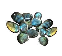 delr Pierres précieuses Cristaux - Cristaux de guérison Pierre précieuse Ovale de Paume de Poche de Pouce de Quartz Transparent - Manifester les Accessoires de Soins Spirituels