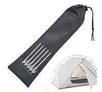 delr Piquet de tente - Rangement pour camping tissu Oxford doux | Organisateur piquets design cordon élastique adapté aux vents forts et tous types
