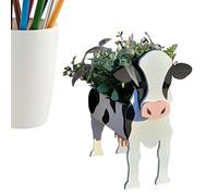 delr Pot de fleurs en forme de vache pour chien, corgi Labrador Golden Retriever jardin | Décoration de porche , patio et jardin