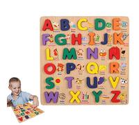 delr Puzzle Alphabet - Puzzle Alphabet Lettre | Le plateau du puzzle de l'alphabet rend l'apprentissage interactif et amusant, jouets