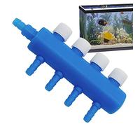 delr Séparateur d'air pour aquarium,Vanne de régulation du débit de ligne d'air du réservoir de poisson | Levier de contrôle du débit d'air Aquarium Valve distributeur