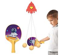 delr Set d'entraînement pour Pong Indoor | Gymnastique de -pong portable - Appareil de Sparring pour entraînement avec balles de -pong suspendues pour adultes
