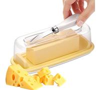 delr Stockage du fromage | Conteneurs frigorifiques - Récipients carrés scellés pour viande sandwich pour garder le beurre frais avec la boîte porte-fromage
