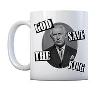 delr Tasse d'art Roi d'Angleterre Charles III - 2022 Sa Majesté le Roi Charles III McMug, King Charles III Tasse Drapeau du Royaume Uni, Tasse pour féliciter la nouvelle tasse King Charles III, 11 oz
