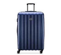 Delsey Bagage hélium Aero à roulettes Extensible (73,7 cm), Bleu Cobalt., Checked-Large 29 inch, Helium Aero Valise Rigide Extensible avec roulettes pivotantes