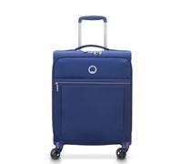 DELSEY PARIS Valise bleu pour femme et homme - Brochant 2.0 4 Double Rolls Cabin Trolley Slim Line 55 110268
