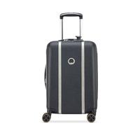 Delsey - Cadence Cabine Extensible - Valise à roulettes Noir / Argent - 55 cm - Extensible