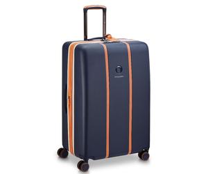 Delsey - Cadence Soute - Valise à roulettes Bleu - 76 cm - Extensible