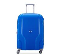 Delsey Valise rigide Clavel M 84 L extensible en matière recyclée et recyclable Bleu Klein