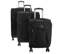 DELSEY Helium DLX Expandable 4 Double Rolls Trolley XL / L / S XL Black [226572] - valise valise ou bagage vendu seul