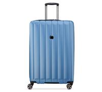 Delsey Valise trolley Longitude 76 cm 4 roulettes soufflet d'extension bleu