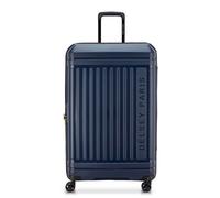 Delsey Valise à roulettes Lutece SE Soute extensible 4 roues Bleu marine L 79 cm