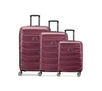 Delsey Meteor Parent, bordeaux, Kofferset + (3-teilig), Bagage rigide