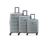 Delsey Paris Meteor 4 roues Set de valises 3 pièces avec soufflet d'extension gris