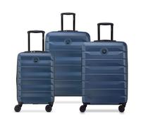 Delsey Paris Air Armour 4 roues Set de valises 3 pièces '"avec soufflet d''extension"' bleu