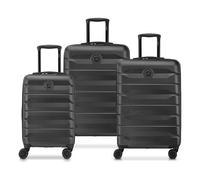 Delsey Paris Air Armour 4 roues Set de valises 3 pièces '"avec soufflet d''extension"' gris