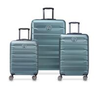 PARIS - AIR ARMOUR - Set de 3 valises rigides 57cm/ 68cm/ 77cm - Vert