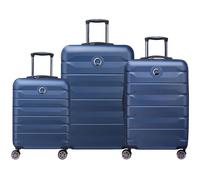 DELSEY PARIS - AIR ARMOUR - Set de 3 valises rigides 57cm/ 68cm/ 77cm - Bleu nuit Bleu nuit G