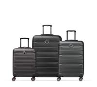 DELSEY PARIS - AIR ARMOUR - Set de 3 valises rigides 55cm/ 68cm/ 77cm - Noir Noir