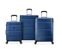 DELSEY Paris - Airship 2.0 - Set de 3 valises rigides - Bleu Clair | Lot de valises, Coque solide, légère et résistante, Garantie 2 ans, Serrure TSA, 4 Doubles roues