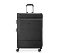 DELSEY Paris - Airship 2.0 - Valise soute - 76x50x32 cm - Noir | Grande taille, Coque solide & légère, Garantie 2 ans, Serrure TSA, 4 Doubles roues