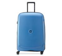 Delsey Paris Valise trolley Belmont Plus L 76 cm 4 roulettes soufflet d'extension bleu