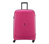 DELSEY Paris - Belmont Plus Mr (Matière Recy Valise soute Rigide 82 cm x 52 cm x 35 cm - 123 L - XXL - Framboise