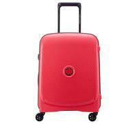DELSEY Paris - Belmont Plus - Valise Cabine Rigide Matière Recyclée et Recyclable 55x40x20 cm - 33 L - S - Rouge