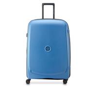 Delsey Paris Valise trolley Belmont Plus L 76 cm 4 roulettes soufflet d'extension bleu