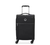 DELSEY PARIS - BROCHANT 2.0 - Valise Cabine Souple Extensible - 55x35x28 cm - 40 litres - S - Noir