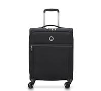 DELSEY PARIS - BROCHANT 2.0 - Valise Cabine Souple Slim Extensible - 55x40x20 cm - 36 litres - XS - Noir