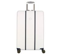 Delsey Paris Cadence 4 roulettes Trolley 76 cm avec soufflet d'extension blanc