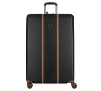 Delsey Paris Cadence 4 roulettes Trolley 82 cm avec soufflet d'extension noir