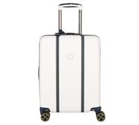 Delsey Paris Cadence 4 roulettes Trolley de cabine 55 cm avec soufflet d'extension blanc