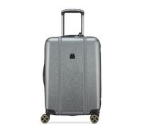 DELSEY Paris Cadence Hardside Bagage Extensible avec roulettes, Argent brossé, Checked-Large 28 inch, Cadence Hardside Bagage Extensible avec Roues rotatives