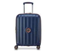 Delsey Paris Carrousel 2 4 roulettes Trolley de cabine 55 cm avec soufflet d'extension bleu