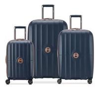 PARIS - CARROUSEL - Set de 3 valises rigides 55cm/ 67cm/ 76,5cm - Bleu marine