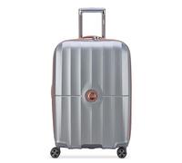 DELSEY Paris Carrousel Valise Rigide Extensible avec roulettes pivotantes, Platine, Checked-Medium 24 inch