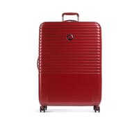 Delsey Paris Caumartin Plus Valise 4 roues rouge, polycarbonate, unisexe
