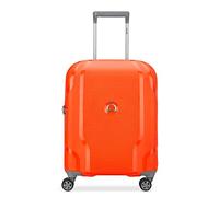 DELSEY Paris - Clavel (Matière Recyclée) - Valise Cabine Rigide 55 cm x 40 cm x 20 cm - 35 L - S Slim - Orange Tangerine