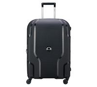 DELSEY PARIS - Clavel - Valise Grande Taille Rigide Extensible matière recyclée et Recyclable - 70x47x28 cm - 84 litres - M - Noir