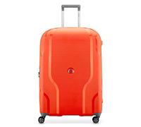 DELSEY PARIS - Clavel - Valise Grande Taille Rigide matière recyclée et Recyclable - 70x47x28 cm - 84 litres - M - Orange Tangerine