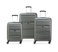 DELSEY Paris - COMETE 4 - Set de 3 valises rigides - Iguane | Coque solide & légère, Garantie 5 ans, Serrure TSA, Lot de valises, Zip securitech® 2, 4 doubles roues, ABS