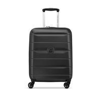 DELSEY Paris - COMETE 4 - Valise Cabine - 55x40x20 cm - Noir | Coque solide & légère, Garantie 5 ans, Serrure TSA, Bagage cabine, Zip securitech® 2, 4 doubles roues, ABS